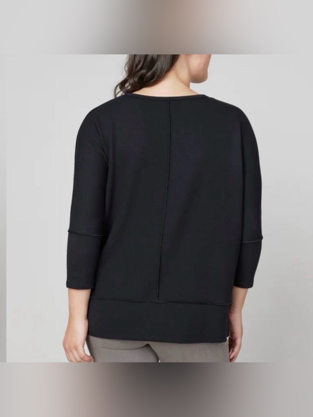 SPANX Dolman 3/4 Sleeve Relaxed Fit Sweater - Picture 3 of 12
